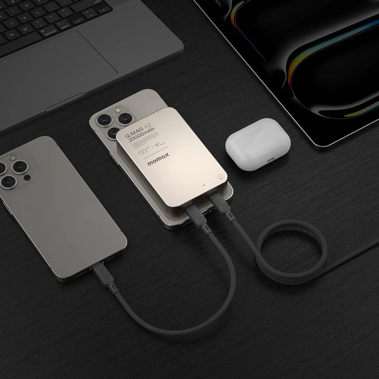 Q.Mag x2 | Magnetic Wireless Power Bank (20,000mAh) - Gen 2