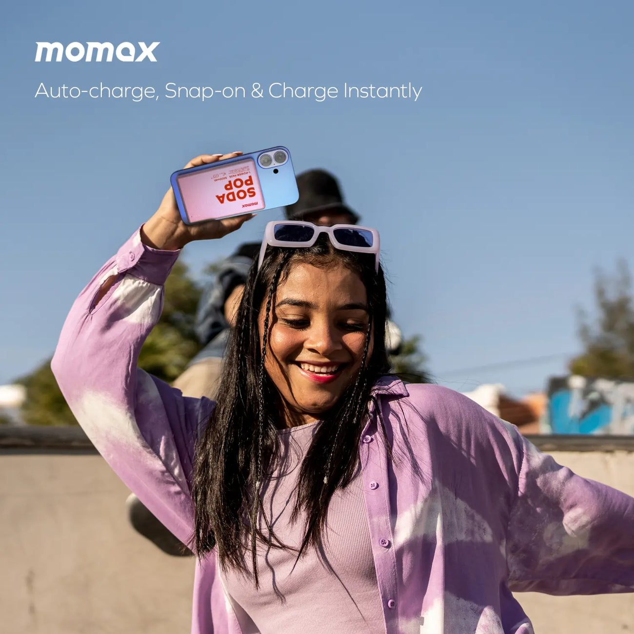 1-Power Pass 5000mAh Magnetic wireless charging battery pack