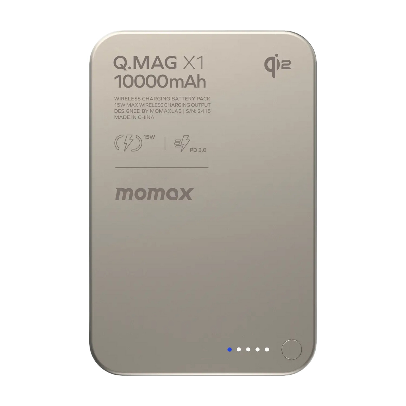 Q.Mag X1 Qi2 Magnetic Wireless Power Bank 10000mAh - Gen 2