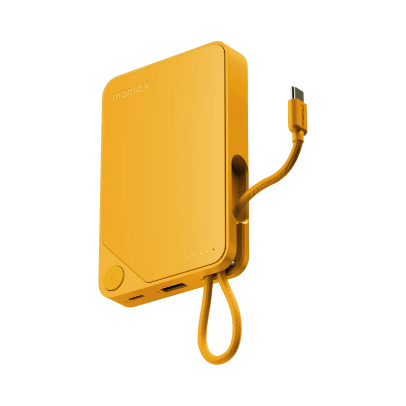 1-Power X Battery Pack (10,000mAh) with Built-in USB-C Cable