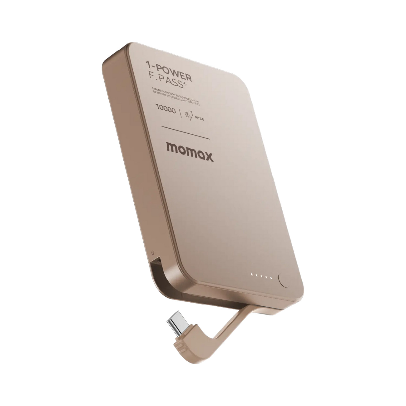 1-Power F.Pass⁺ 10000mAh Magnetic Battery Pack with Built-in Cable