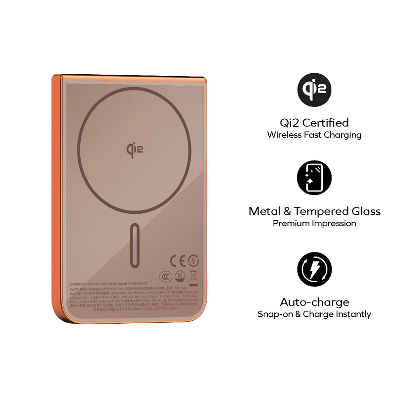 1-Power S.Pass 5000mAh Qi2 Magnetic Wireless Battery Pack