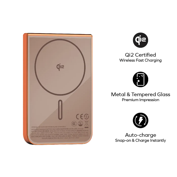 1-Power S.Pass 5000mAh Qi2 Magnetic Wireless Battery Pack
