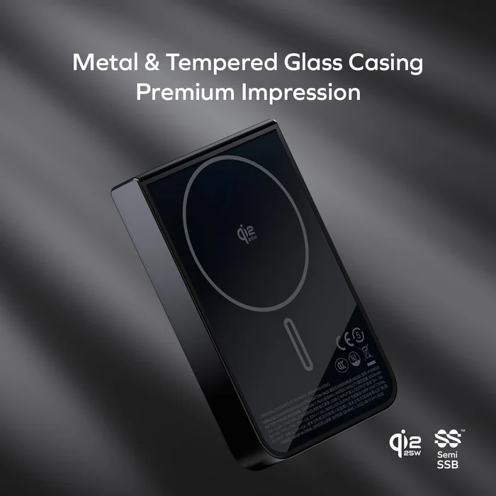 1-Power S.Pass² 10000mAh Semi SSB Magnetic Wireless Battery Pack (CCC)