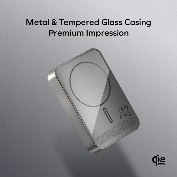 1-Power Q.Pass² 10000mAh Qi2 25W Magnetic Wireless Battery Pack