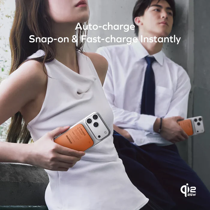 1-Power Q.Pass² 10000mAh Qi2 25W Magnetic Wireless Battery Pack