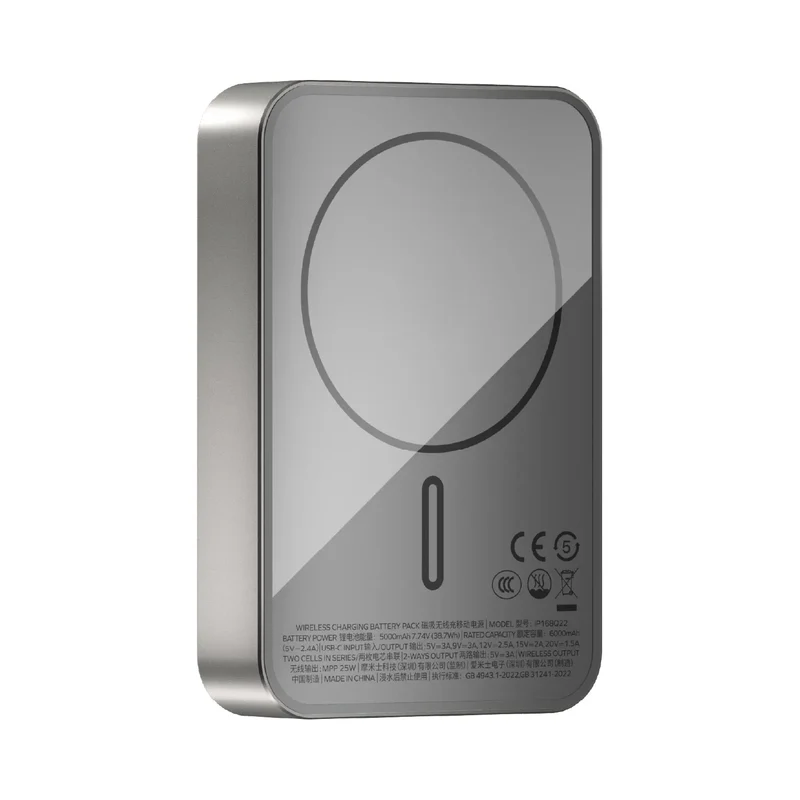 1-Power Q.Pass² 10000mAh Qi2 25W Magnetic Wireless Battery Pack