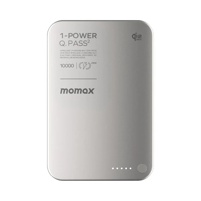1-Power Q.Pass² 10000mAh Qi2 25W Magnetic Wireless Battery Pack