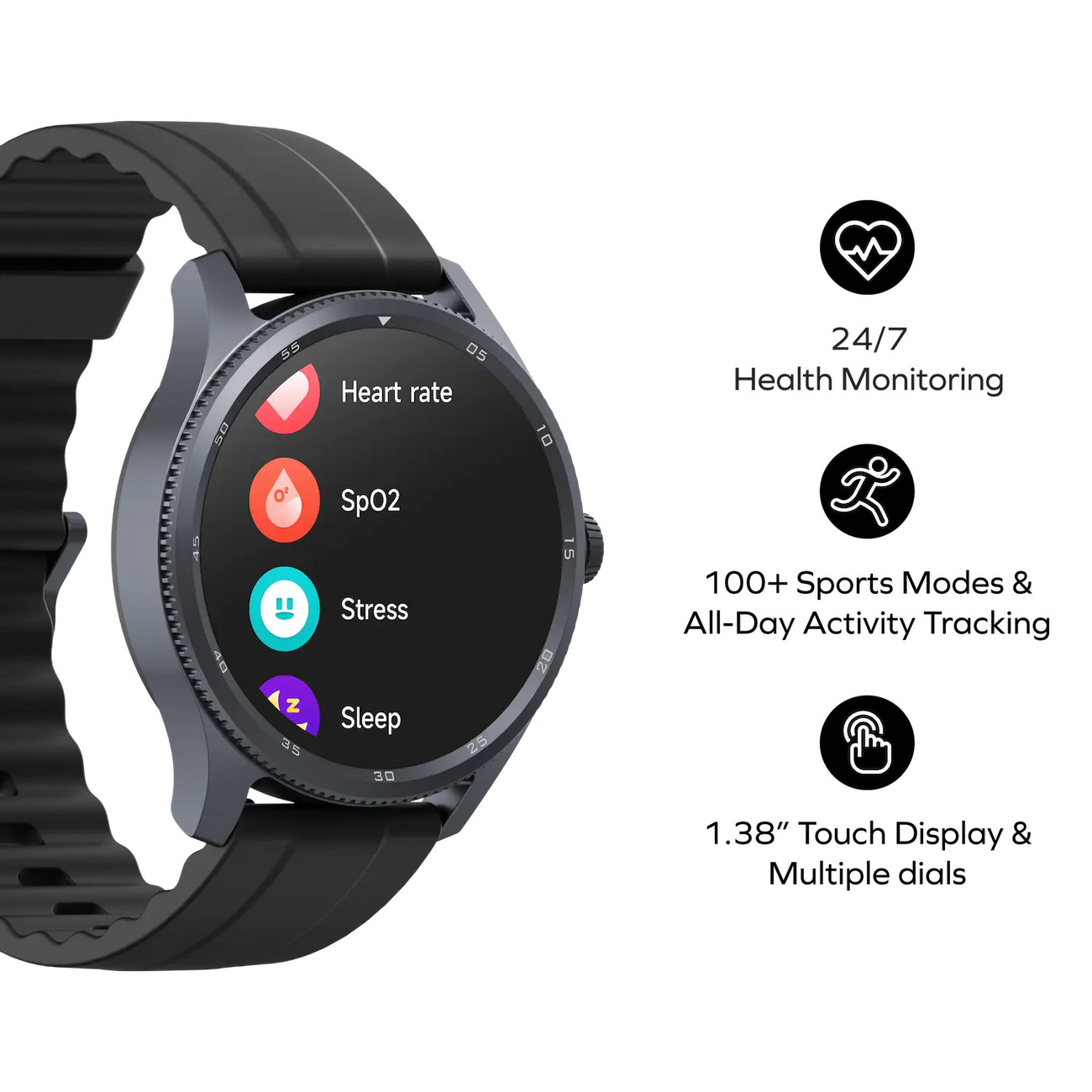 1-Wear Smart Watch Round
