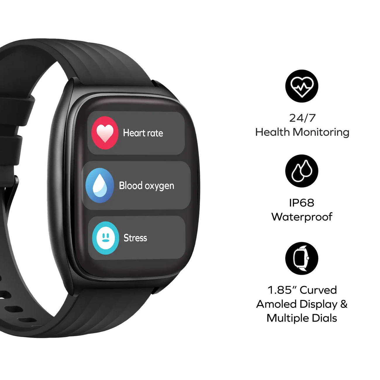 1-Wear Curvex Smart Watch