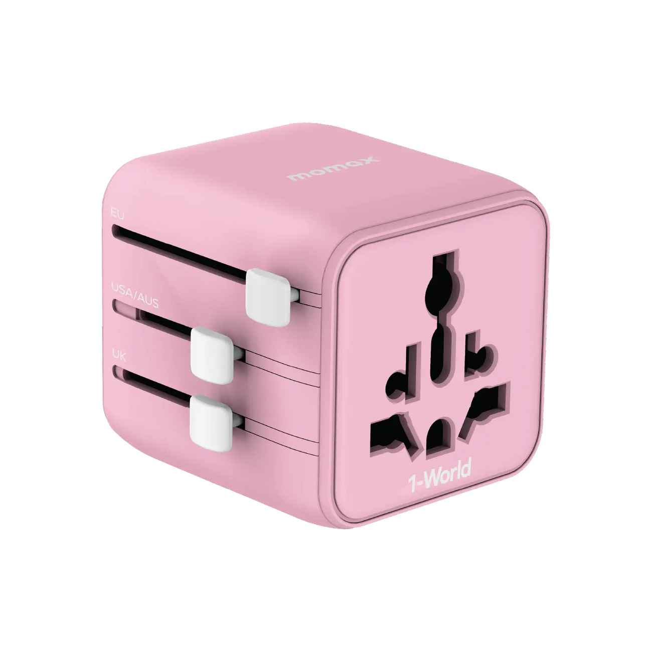 1-World Universal Travel Charger with Dual AC