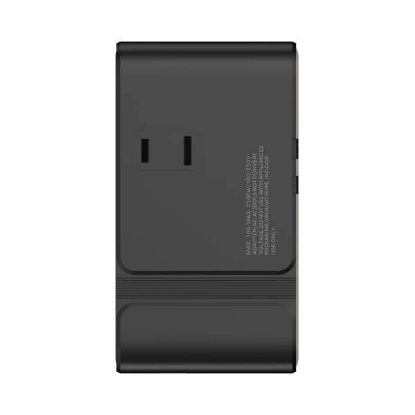1-World² 205W 7-Port Dual AC Travel Adapter