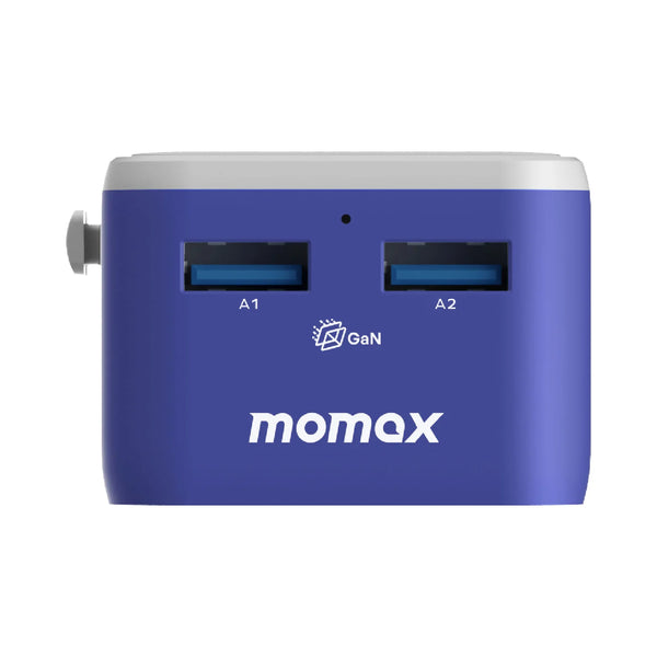 1-World² Pocket 70W 4-Port Dual AC Travel Adapter