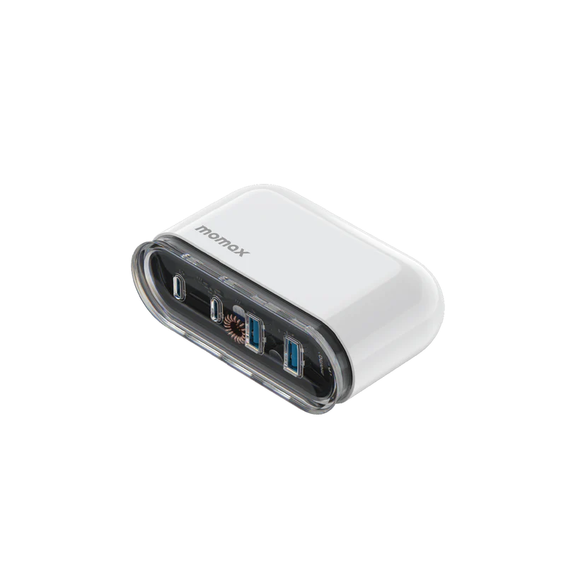 1-Charge Flow PD 80W GaN Desktop Charger [4 ports] - UK PLUG