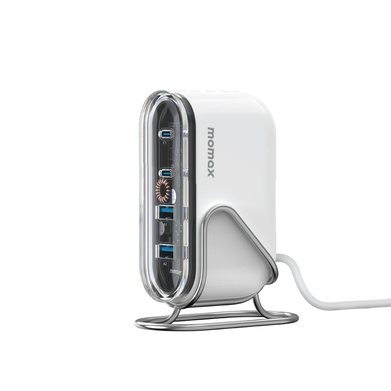 1-Charge Flow PD 80W GaN Desktop Charger [4 ports] - UK PLUG