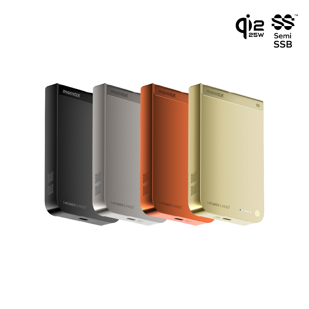 1-Power S.Pass² 10000mAh Semi SSB Magnetic Wireless Battery Pack (CCC)