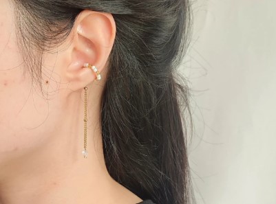 Nyana No piercing Ear cuff : Beads
