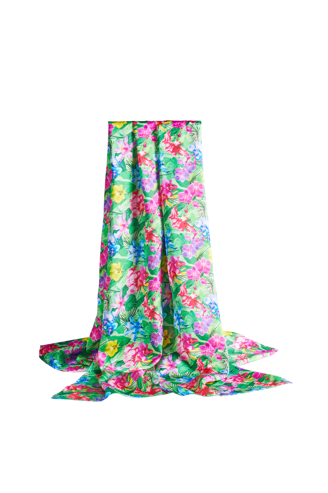 Singapore Orchid Charm Scarf