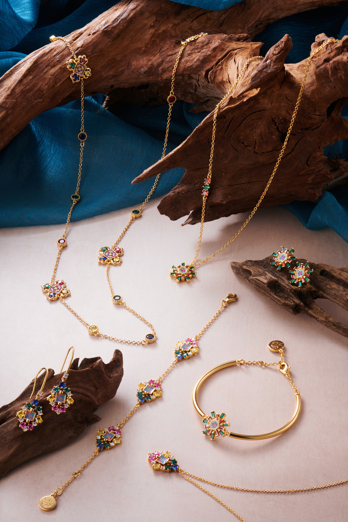 Chromatic Allure Stud Earrings