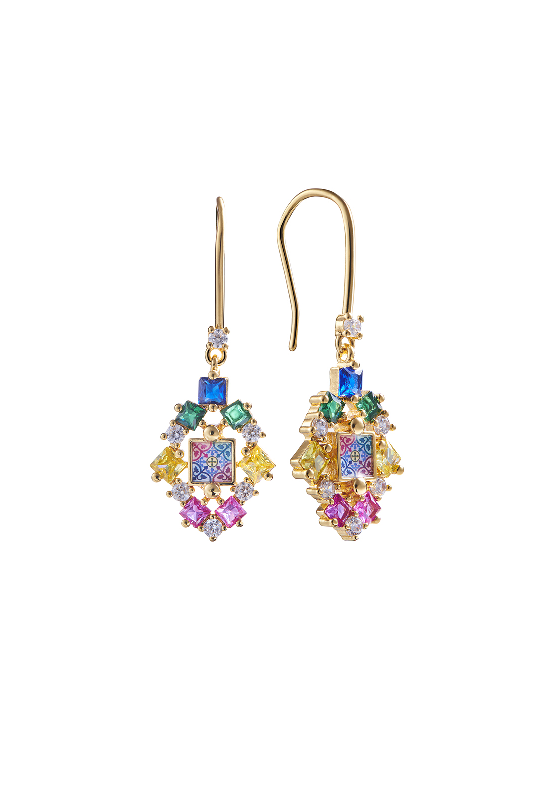 Celestial Spectrum Drop earrings