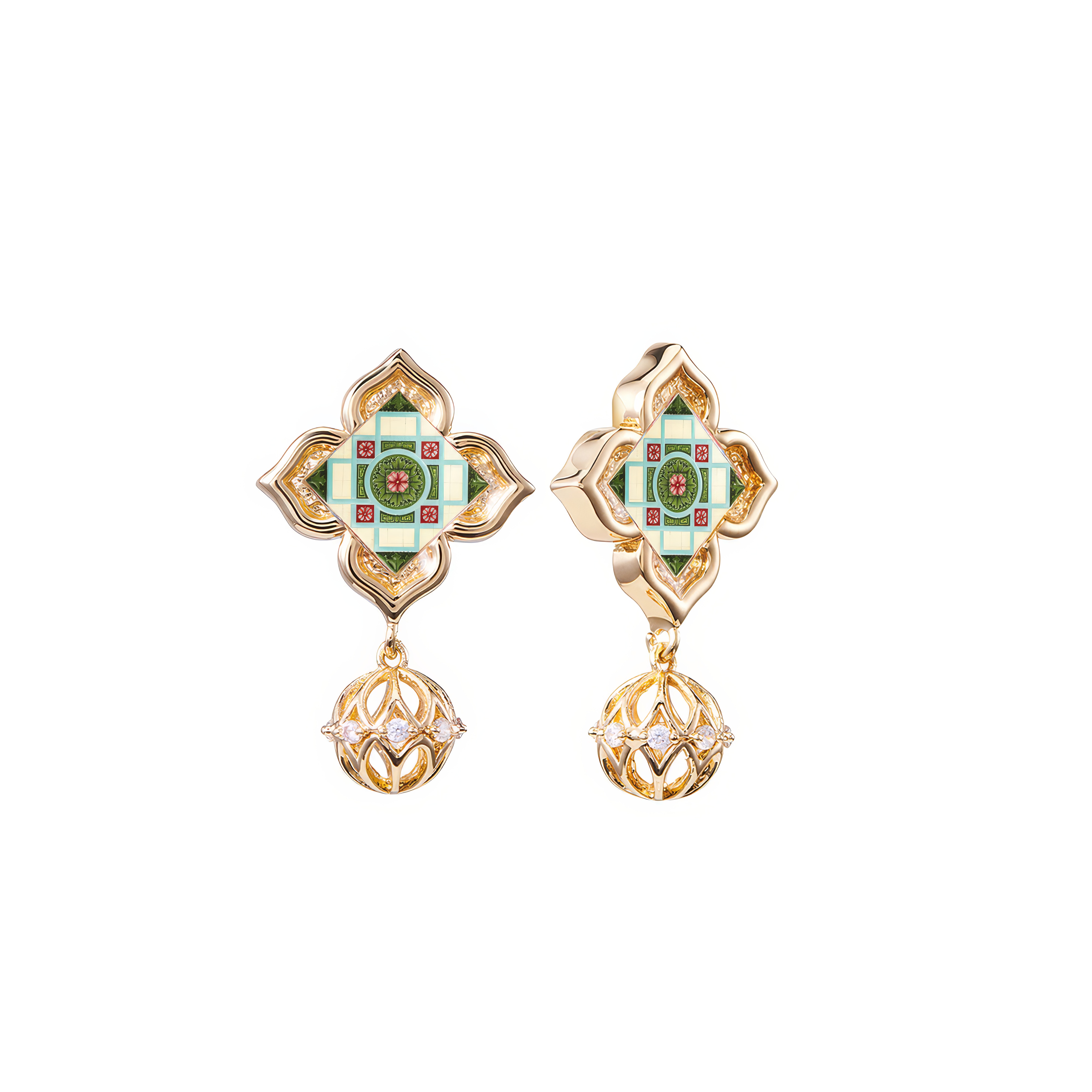 Emerald Hill Dangle Earrings