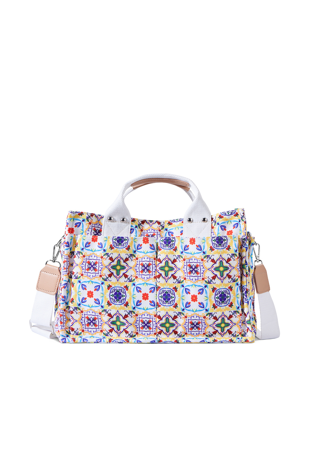Italian Tiles Weekend Jubin Bag