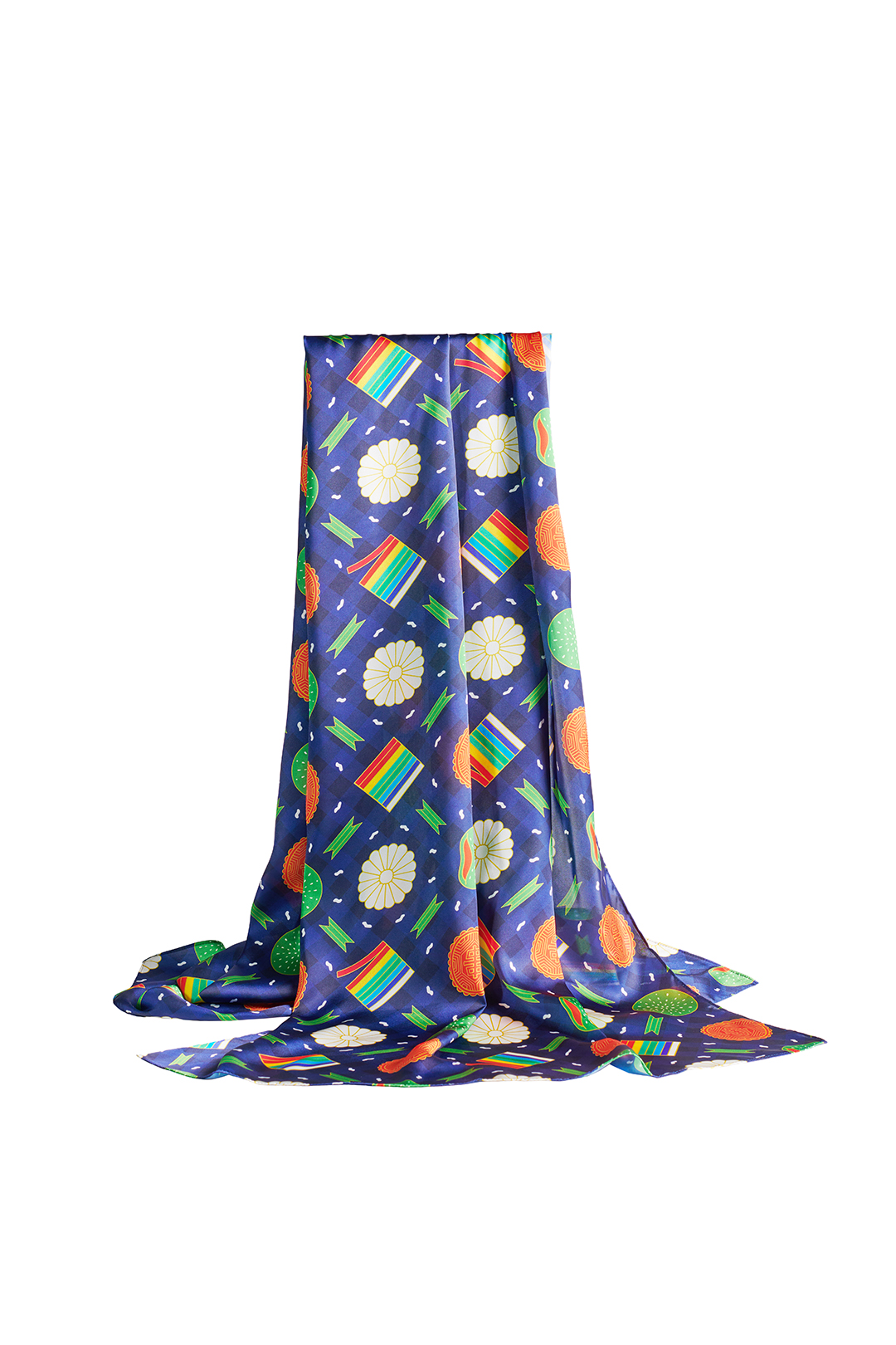 Kueh Kueh Scarf - Navy