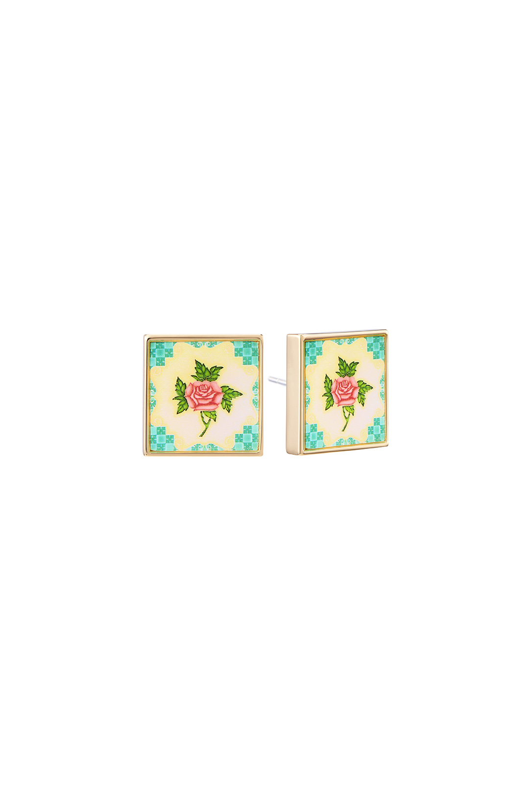 Peranakan Tile Stud - Wall Turquoise