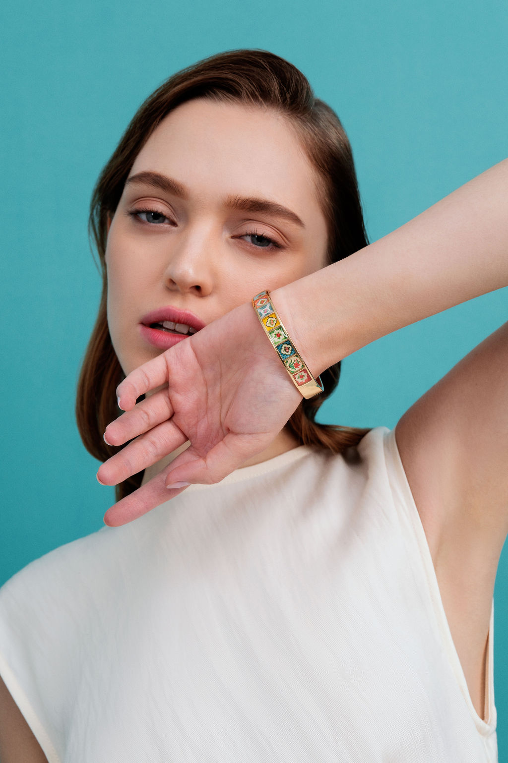 Peranakan Multichromatic Bangle