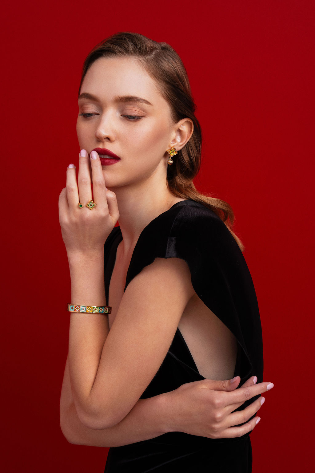 Floral Ring - Turquoise