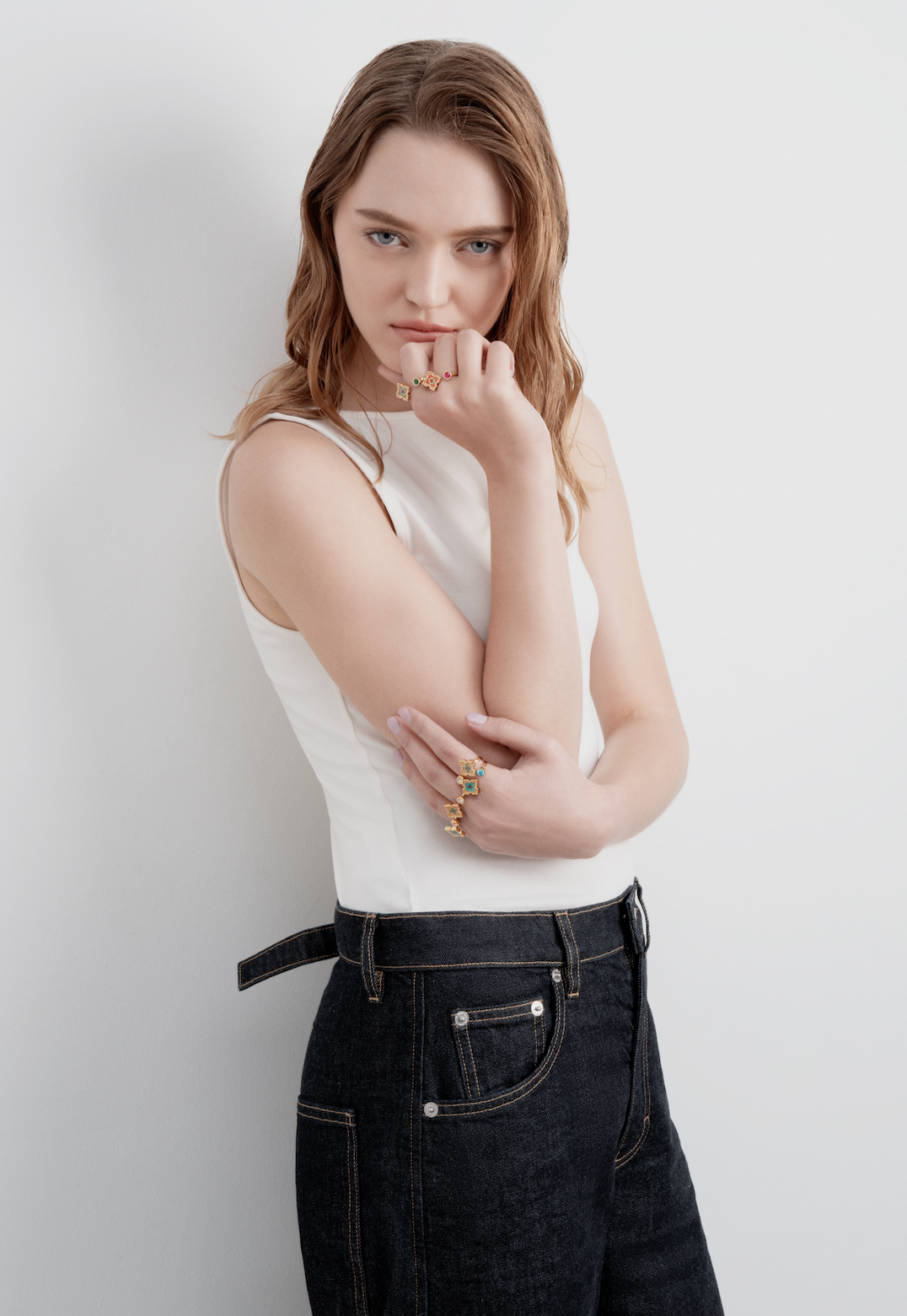 Floral Ring - Rosy Pink