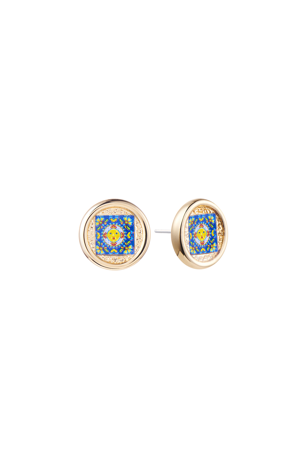 Spanish Medallion Stud - Sun