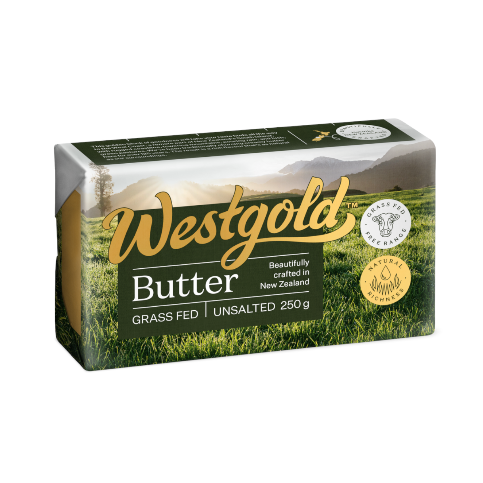 Westgold Butter Unsalted 250g