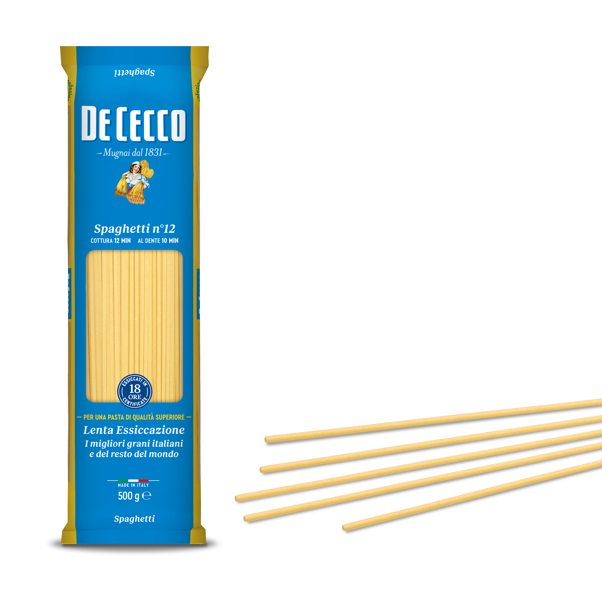 De Cecco Spaghetti n°12 500g