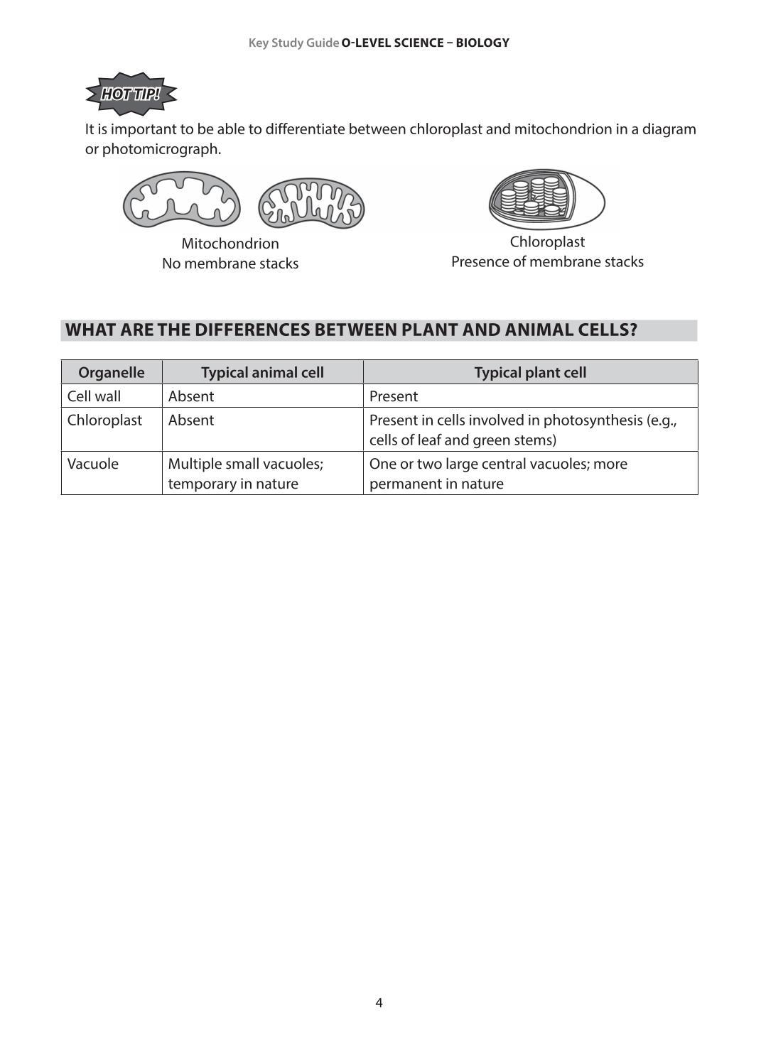 Key Study Guide: O-Level Science Biology Revision Notes & Practice