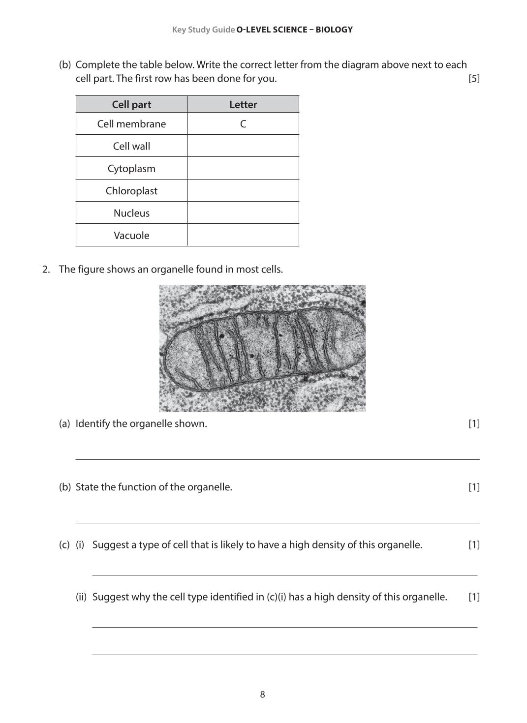 Key Study Guide: O-Level Science Biology Revision Notes & Practice