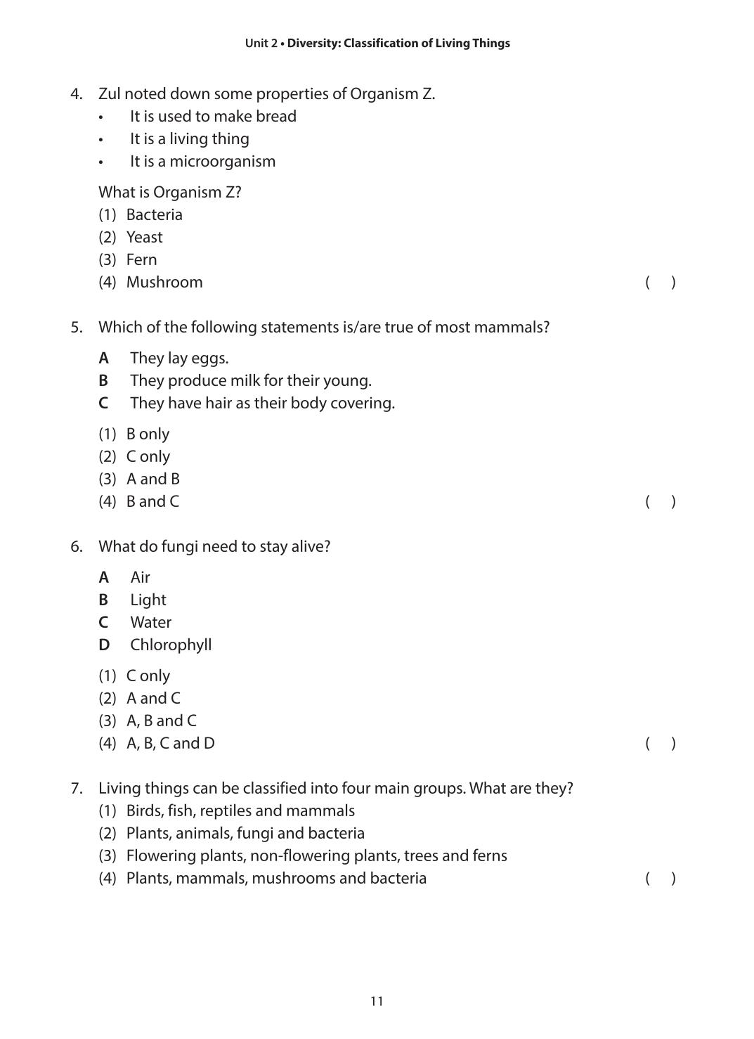 PSLE Science 1000 Challenging MCQs Second Edition