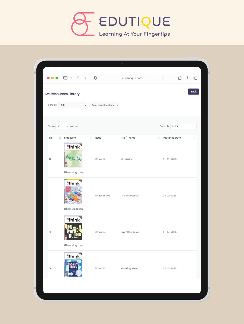 [DIGITAL ONLY] iThink Magazine 2025 (for 14+ y/o)
