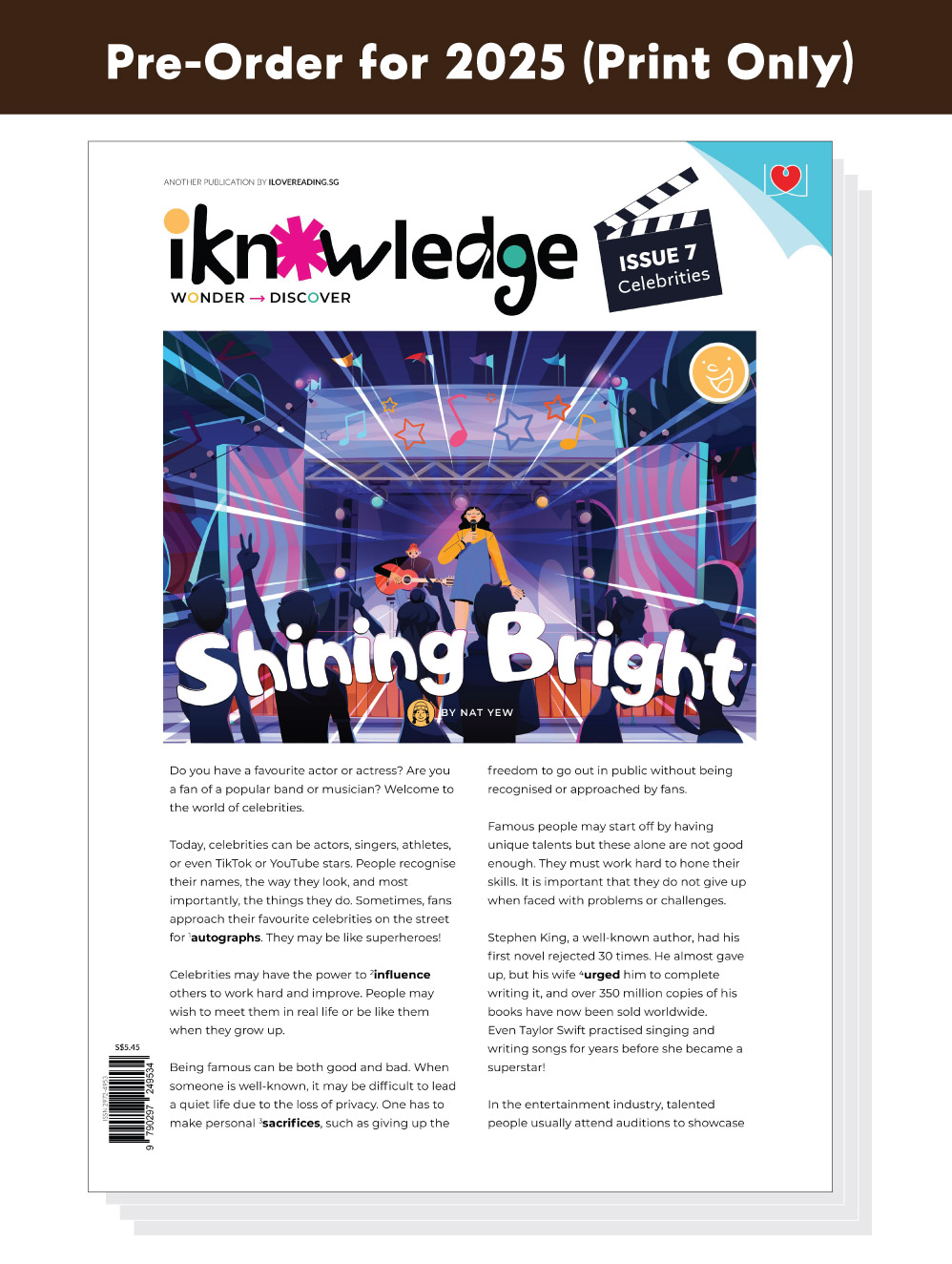 [PRINT ONLY] iKnowledge Newsletter 2025: 6 issues (for 8+ y/o)