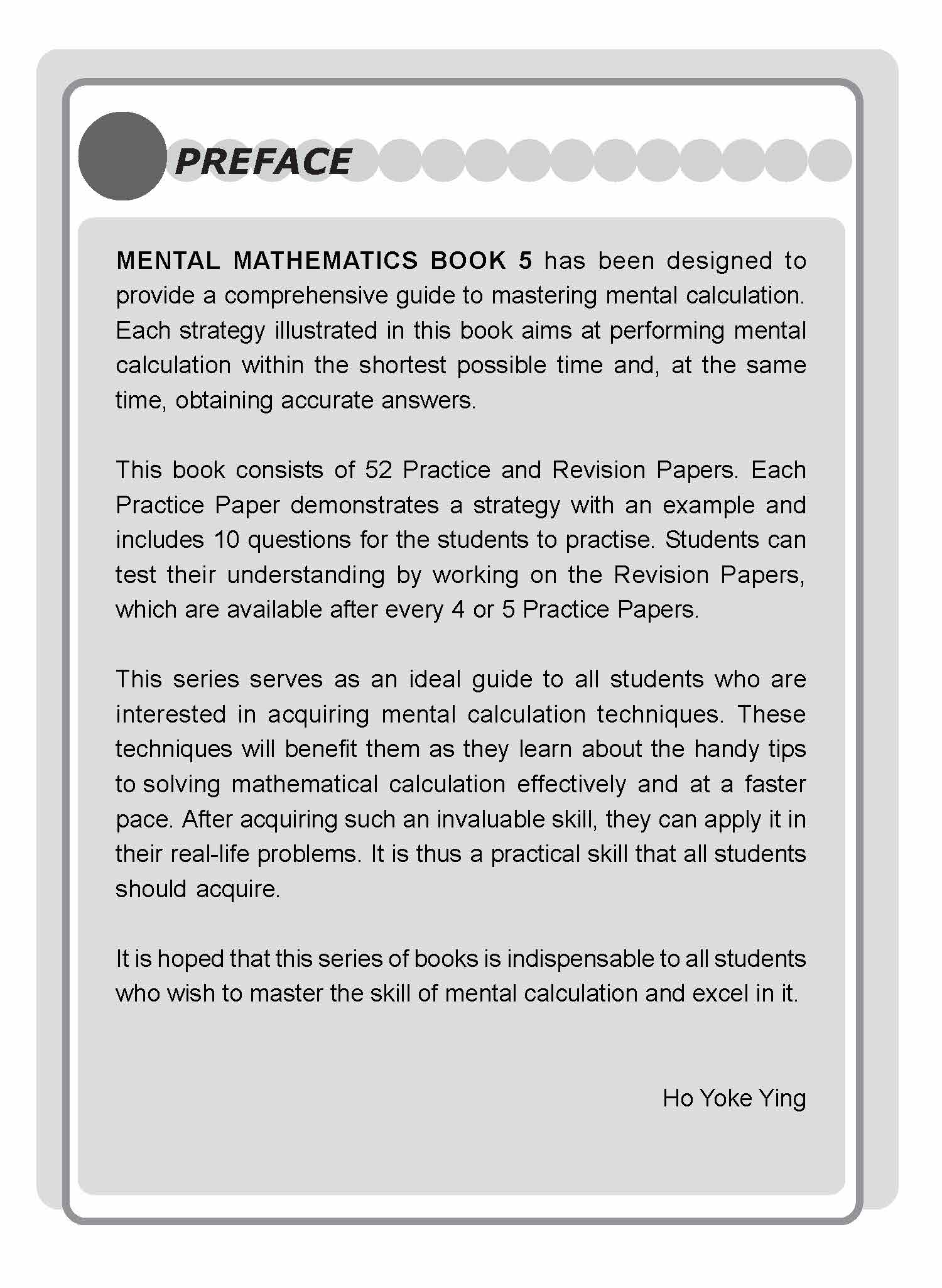 Mental Maths Book 5