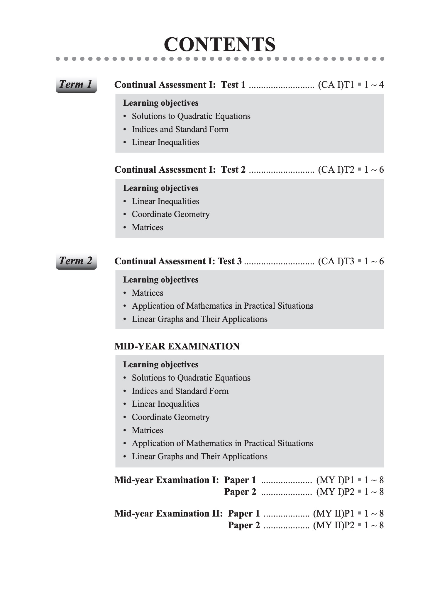 Maths Conquest Secondary 3