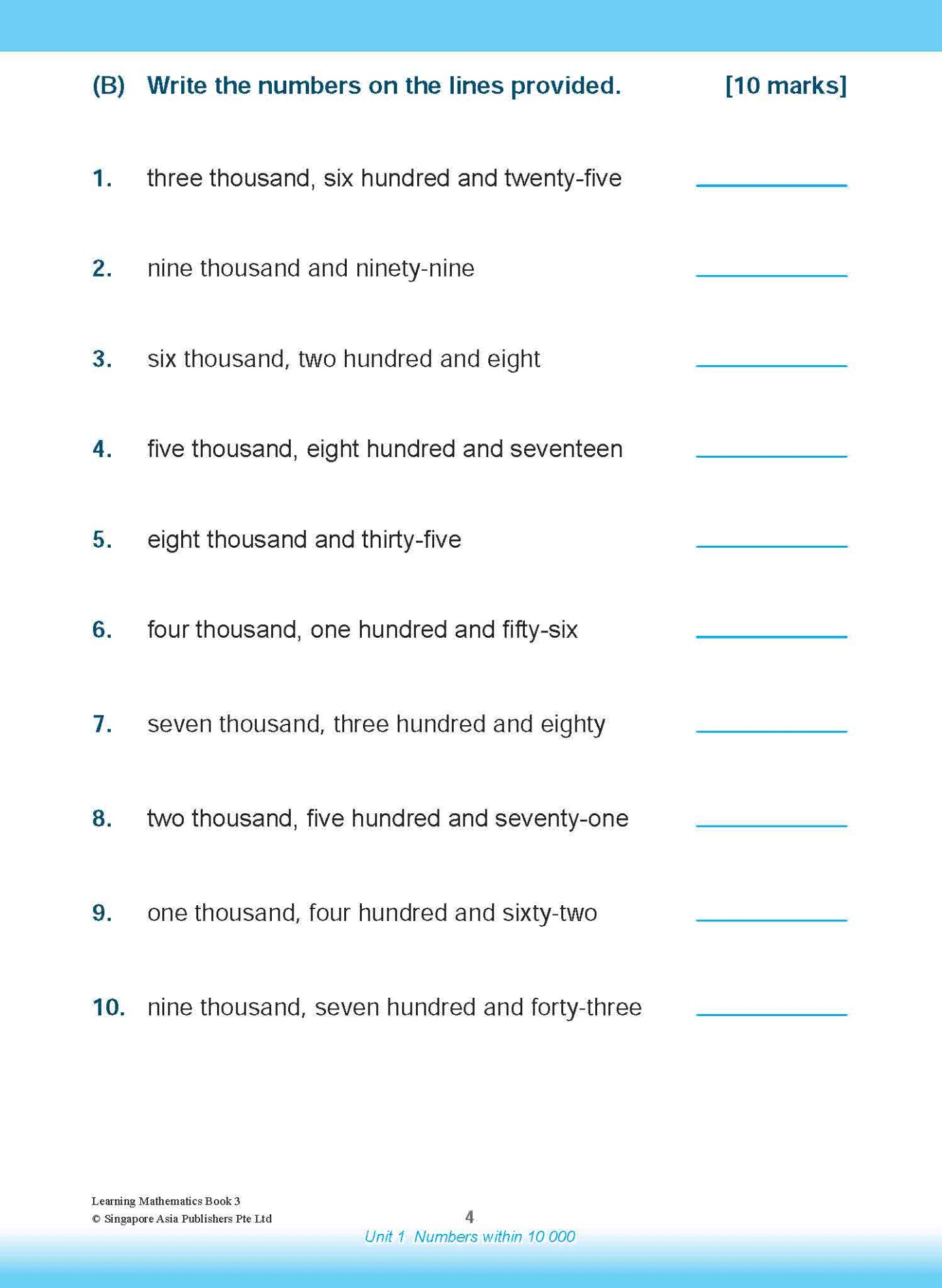 LEARNING MATHEMATICS For Primary Levels 3