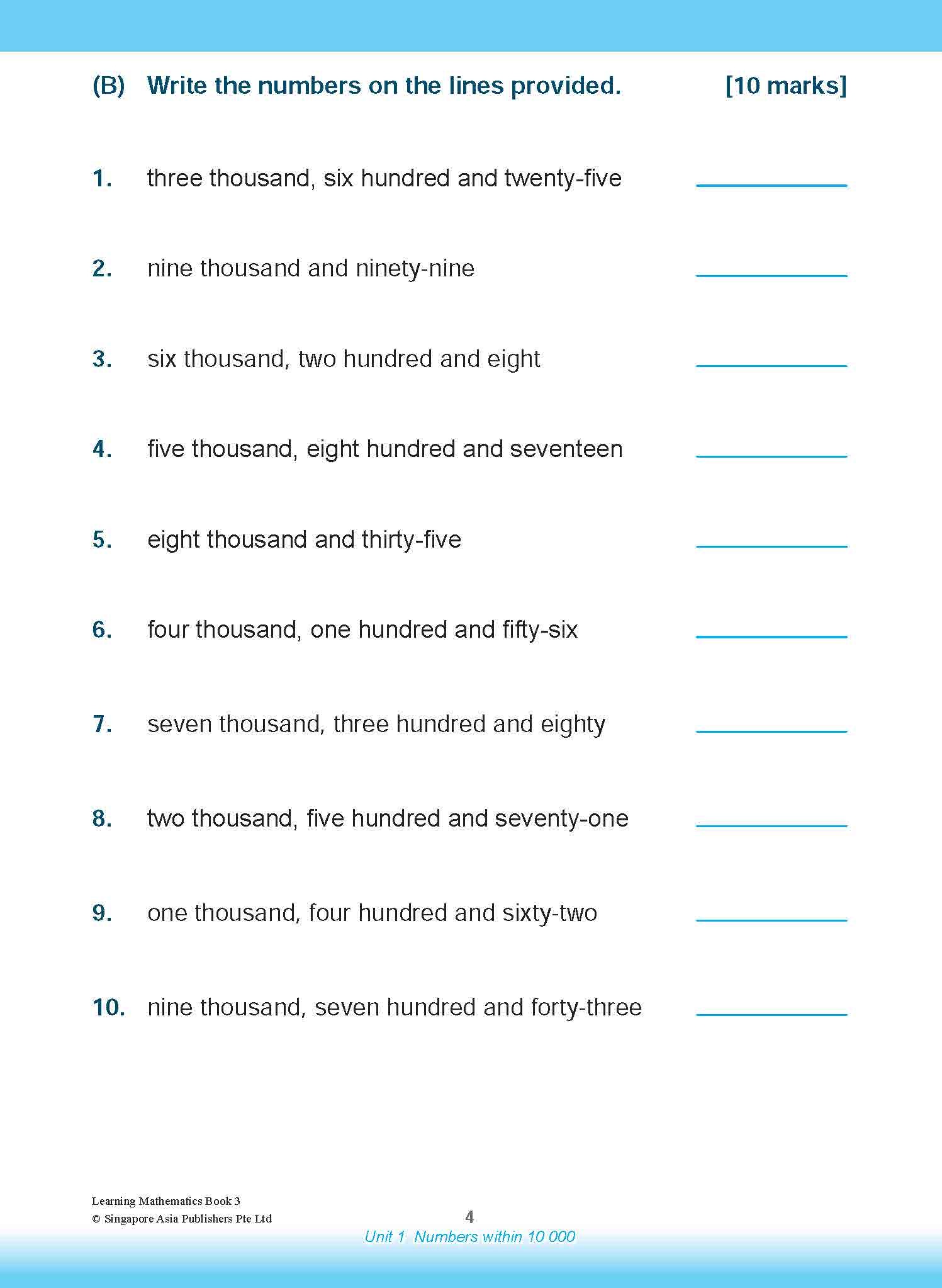 LEARNING MATHEMATICS For Primary Levels 3