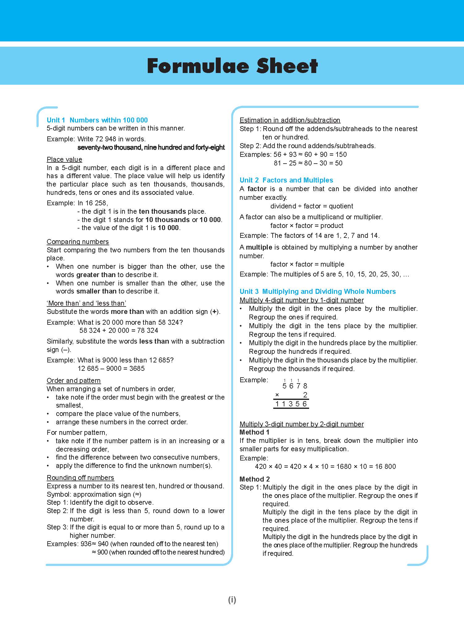LEARNING MATHEMATICS For Primary Levels 4