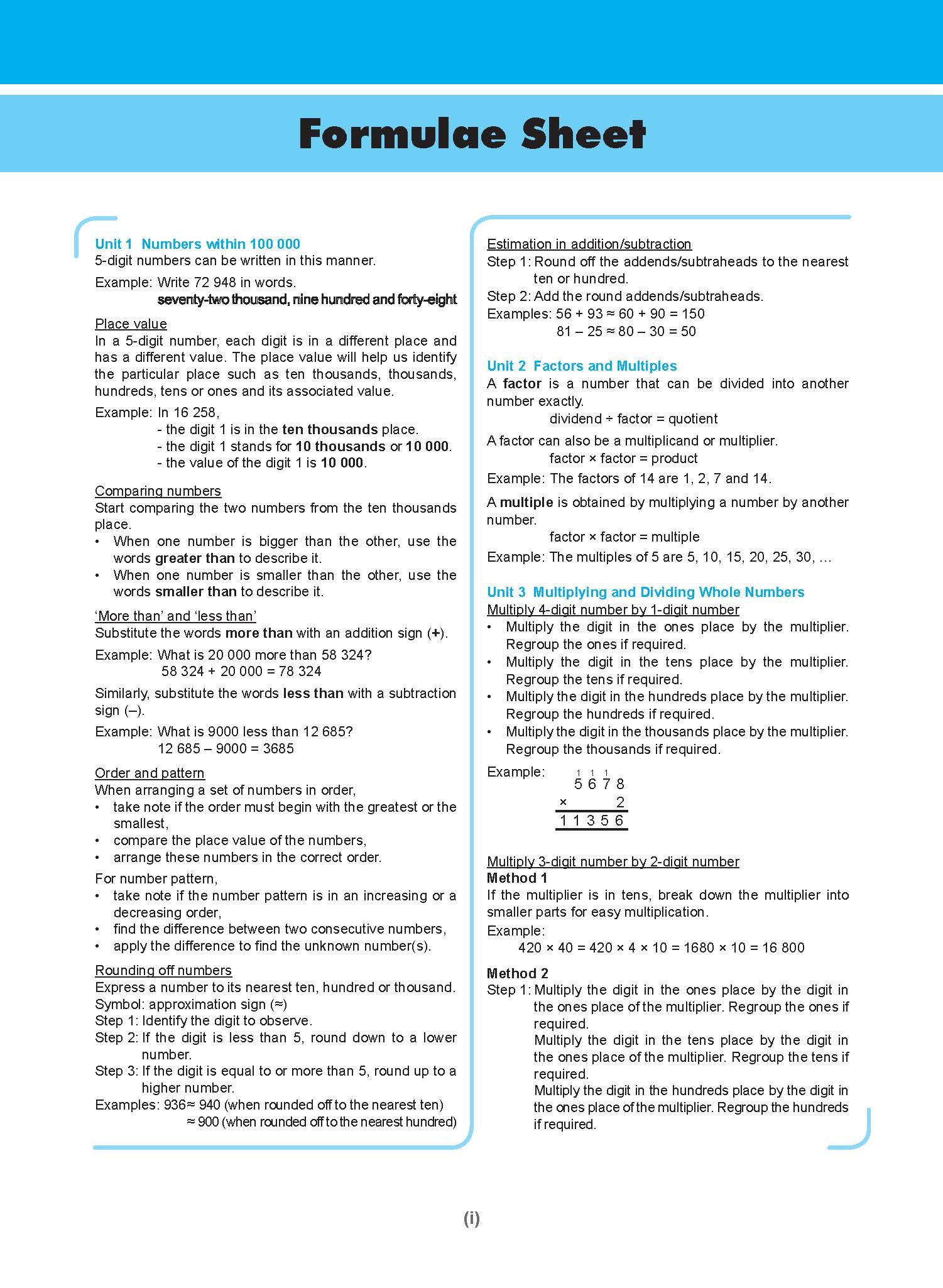 LEARNING MATHEMATICS For Primary Levels 4