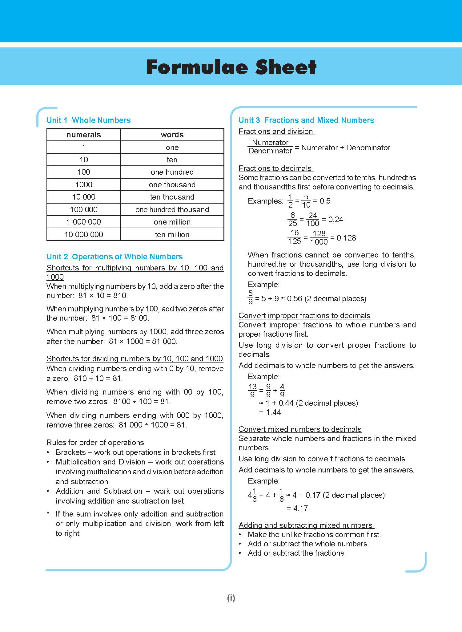 LEARNING MATHEMATICS For Primary Levels 5