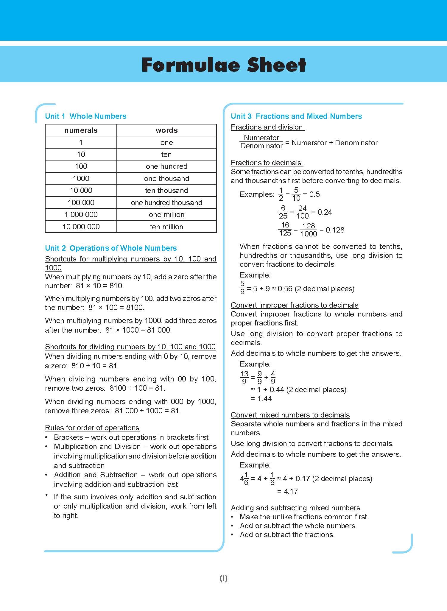 LEARNING MATHEMATICS For Primary Levels 5