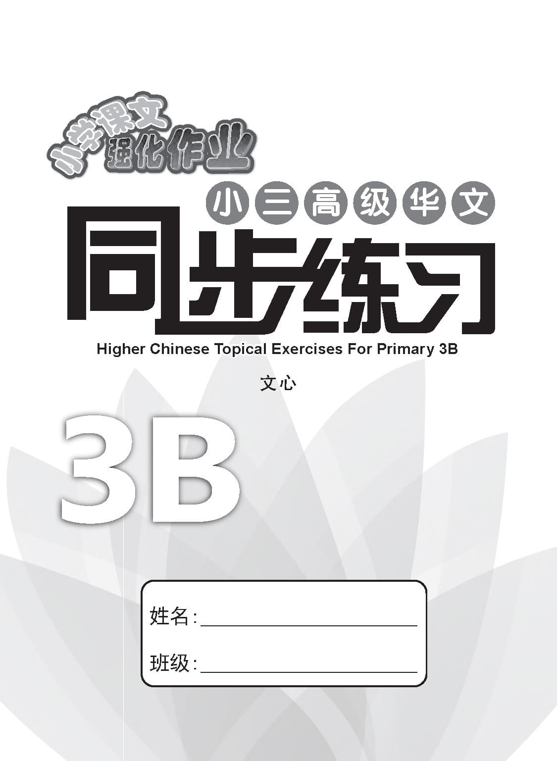 小三高级华文同步练习 3B (Higher Chinese Topical Exercises For Primary 3B)