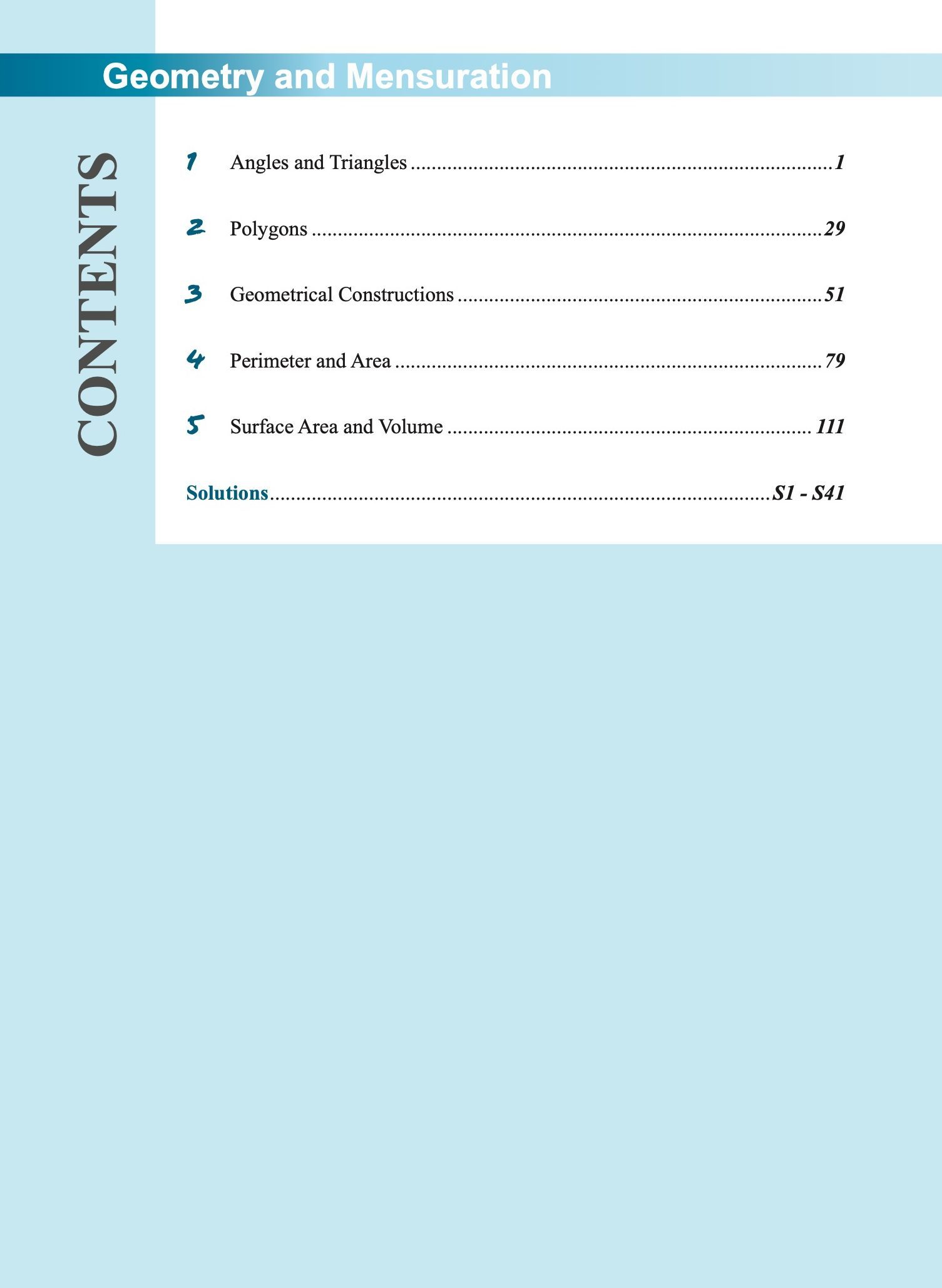 INTEGRATED MATHEMATICS GEOMETRY & MENSURATION For SECONDARY 1 [G3 and IP]