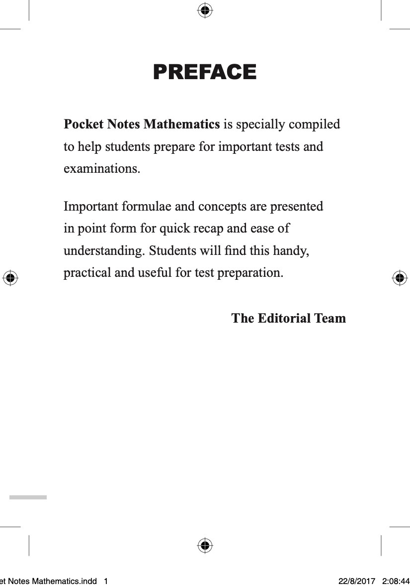 Pocket Notes Mathematics